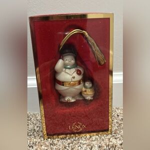 Lenox snowman ornament